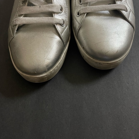 Prada silver sneakers - Picture 6 of 9